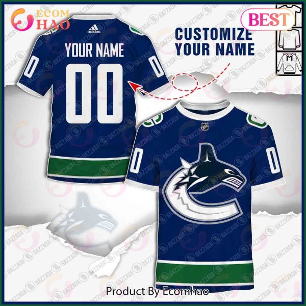 Personalize Special NHL Vancouver Canucks 2022 Home Jersey 3D Hoodie