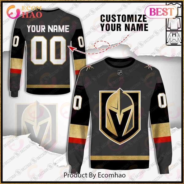 Personalize Special NHL Vegas Golden Knights 2022 Home Jersey 3D Hoodie