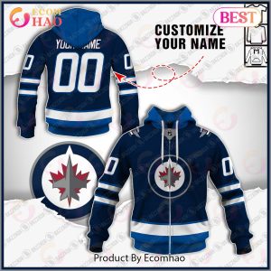 Personalize Special NHL Winnipeg Jets 2022 Home Jersey 3D Hoodie