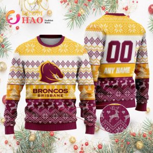 NRL Brisbane Broncos Special Ugly Christmas Sweater