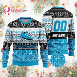 NRL Cronulla-Sutherland Sharks Special Ugly Christmas Sweater