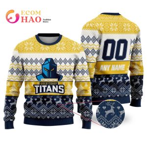 NRL Gold Coast Titans Special Ugly Christmas Sweater
