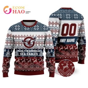 NRL Manly Warringah Sea Eagles Special Ugly Christmas Sweater
