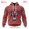 LIGA MX Atlas F.C Special Sugar Skull Kits For Dia De Muertos 3D Hoodie LIGA MX Atlas F.C Special Sugar Skull Kits For Dia De Muertos 3D Hoodie