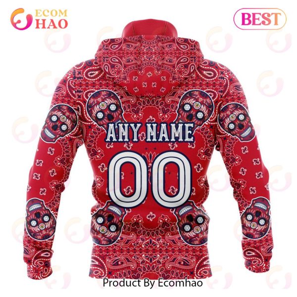 LIGA MX Chivas Guadalajara Special Sugar Skull Kits For Dia De Muertos 3D Hoodie