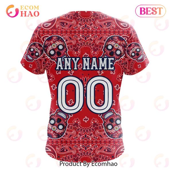 LIGA MX Chivas Guadalajara Special Sugar Skull Kits For Dia De Muertos 3D Hoodie