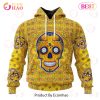 LIGA MX Chivas Guadalajara Special Sugar Skull Kits For Dia De Muertos 3D Hoodie