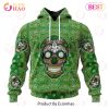 LIGA MX Club Tijuana Special Sugar Skull Kits For Dia De Muertos 3D Hoodie
