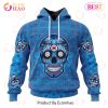 LIGA MX Deportivo Toluca Special Sugar Skull Kits For Dia De Muertos 3D Hoodie
