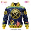 Boston Bruins Specialized Jersey With SpongeBob 3D Hoodie