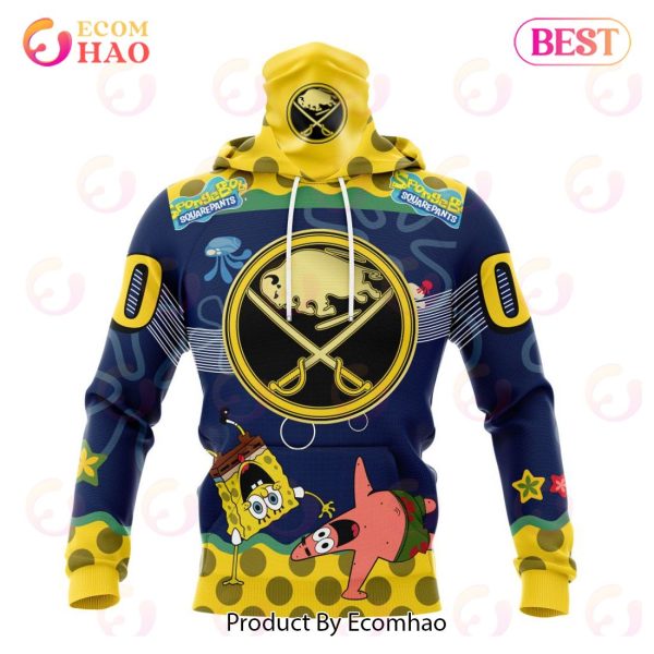 Buffalo Sabres Specialized Jersey With SpongeBob 3D Hoodie