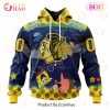 Colorado Avalanche Specialized Jersey With SpongeBob 3D Hoodie