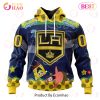Minnesota Wild Specialized Jersey With SpongeBob 3D Hoodie