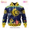 New York Rangers Specialized Jersey With SpongeBob 3D Hoodie