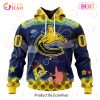 Toronto Maple Leafs Specialized Jersey With SpongeBob 3D Hoodie