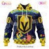 Vancouver Canucks Specialized Jersey With SpongeBob 3D Hoodie