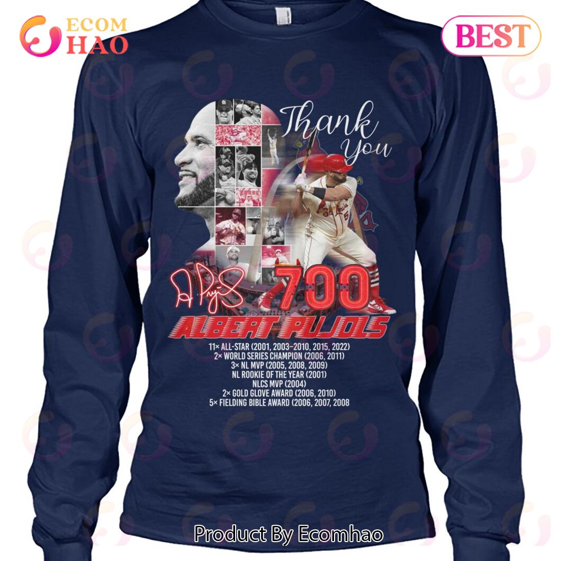 Thank You 700 Albert Pujols T-Shirt