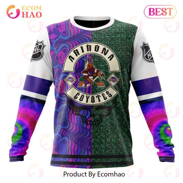 NHL Arizona Coyotes X Grateful Dead Specialized Design 3D Hoodie