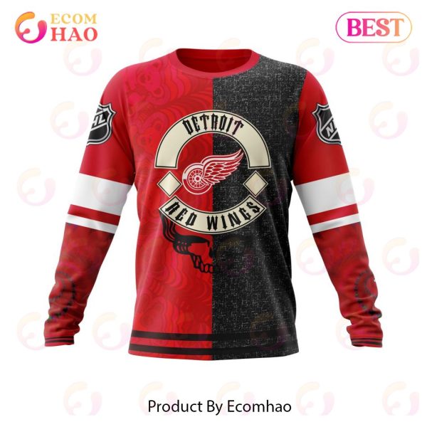 NHL Detroit Red Wings Specialized Kits For The Grateful Dead Hoodie