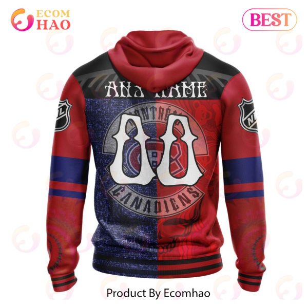 NHL Montreal Canadiens X Grateful Dead Specialized Design 3D Hoodie