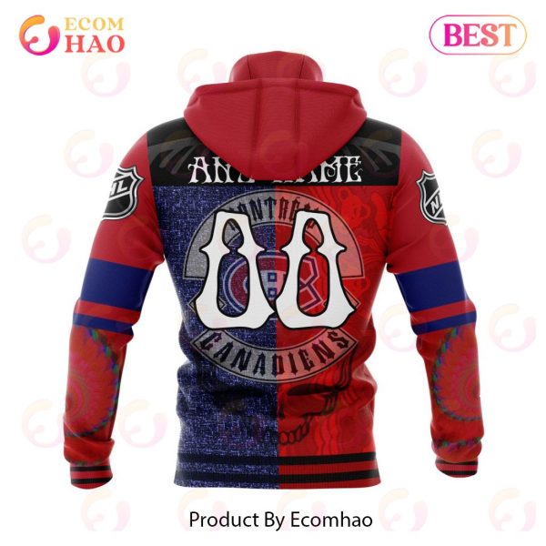 NHL Montreal Canadiens X Grateful Dead Specialized Design 3D Hoodie