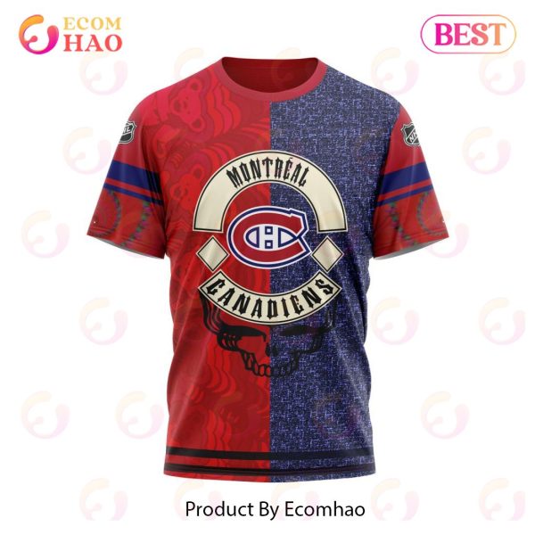 NHL Montreal Canadiens X Grateful Dead Specialized Design 3D Hoodie