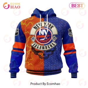 NHL New York Islanders X Grateful Dead Specialized Design 3D Hoodie