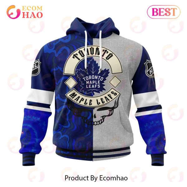 NHL Toronto Maple Leafs X Grateful Dead Specialized Design 3D Hoodie