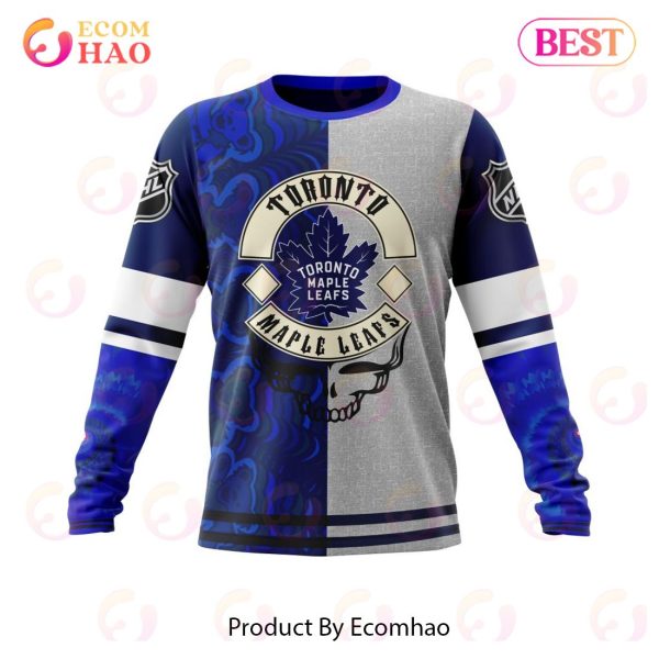 NHL Toronto Maple Leafs X Grateful Dead Specialized Design 3D Hoodie