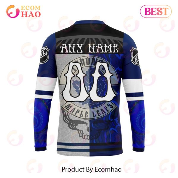 NHL Toronto Maple Leafs X Grateful Dead Specialized Design 3D Hoodie