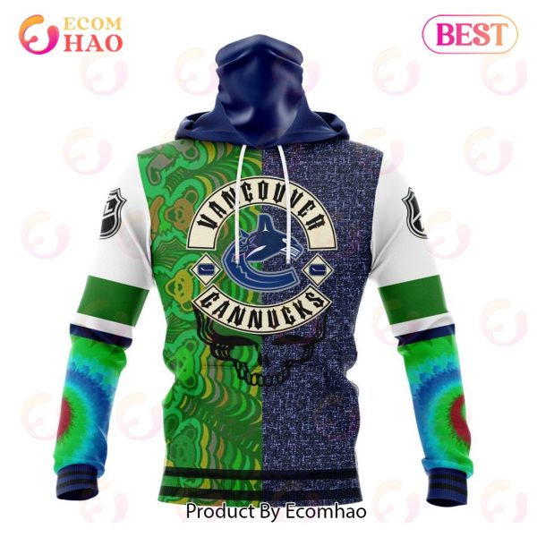 NHL Vancouver Canucks X Grateful Dead Specialized Design 3D Hoodie