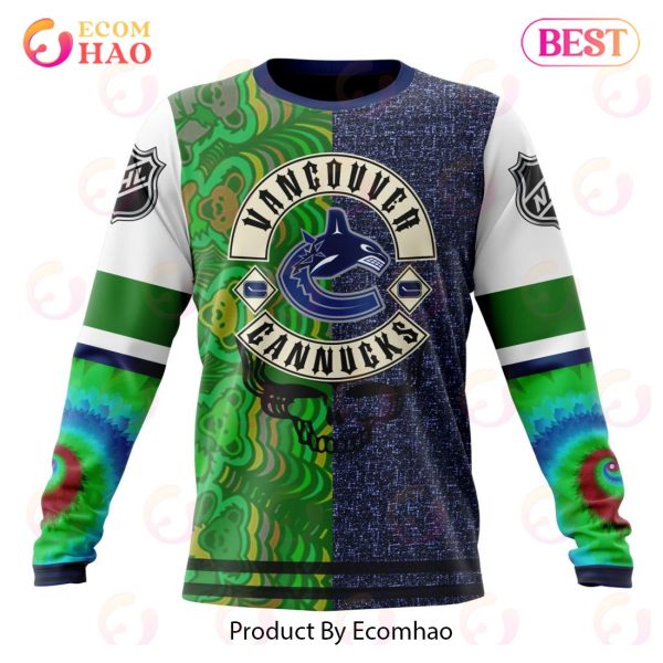 NHL Vancouver Canucks X Grateful Dead Specialized Design 3D Hoodie