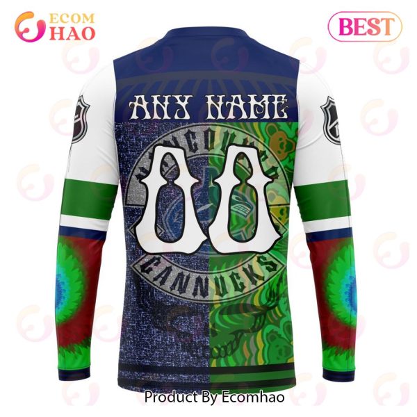 NHL Vancouver Canucks X Grateful Dead Specialized Design 3D Hoodie
