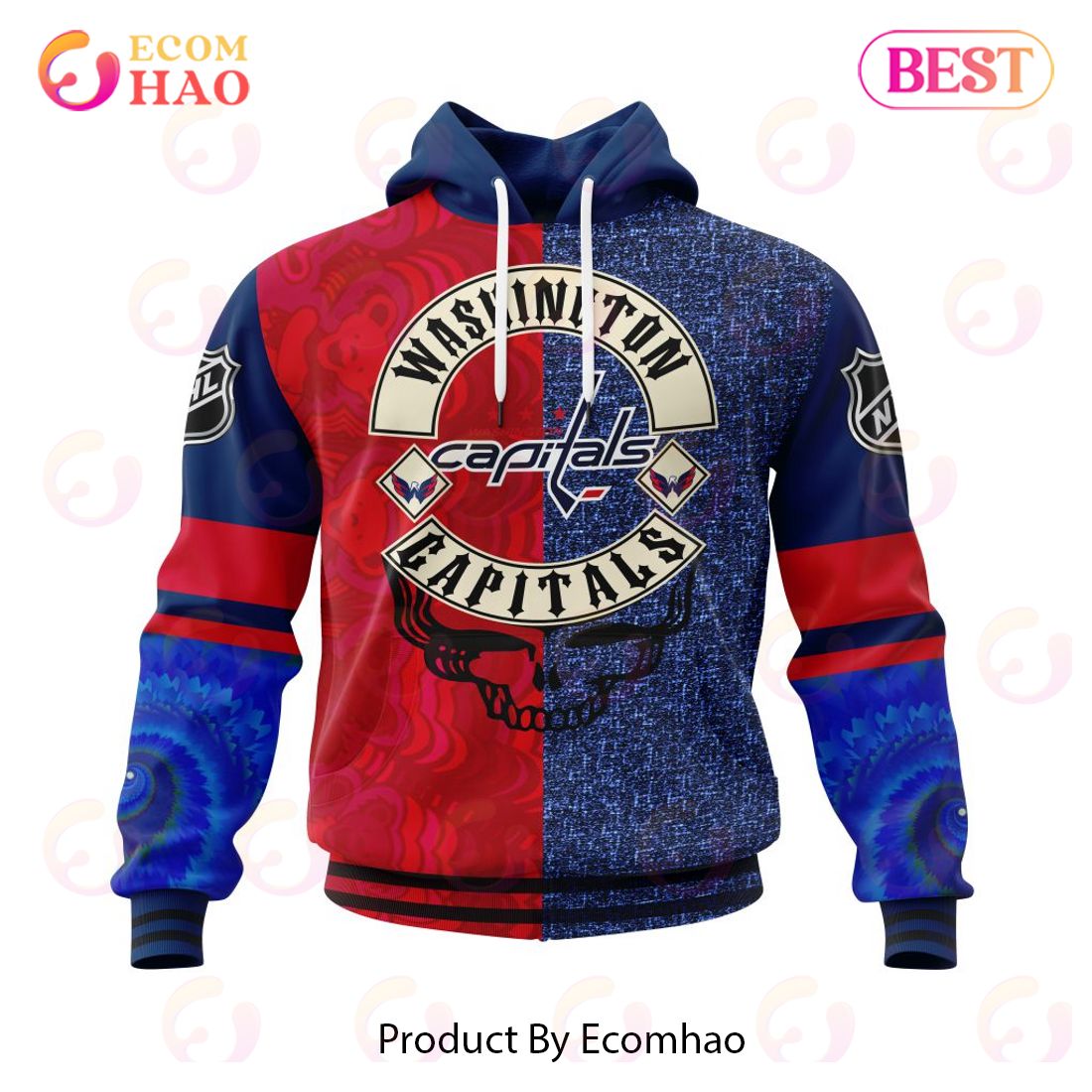 NHL Vancouver Canucks X Grateful Dead Specialized Design 3D Hoodie