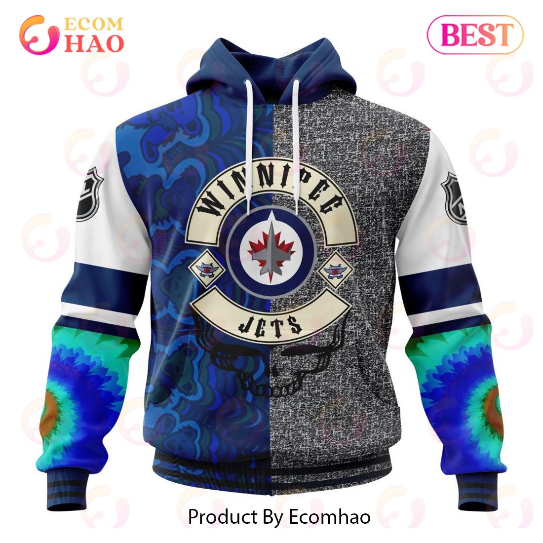 NHL Vancouver Canucks X Grateful Dead Specialized Design 3D Hoodie