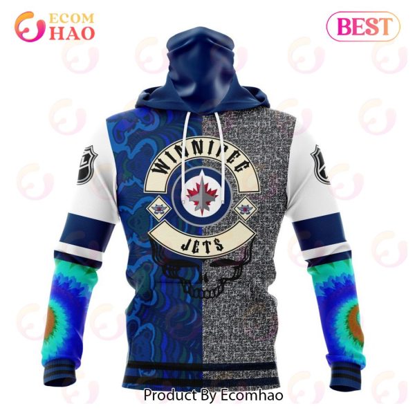 NHL Winnipeg Jets X Grateful Dead Specialized Design 3D Hoodie