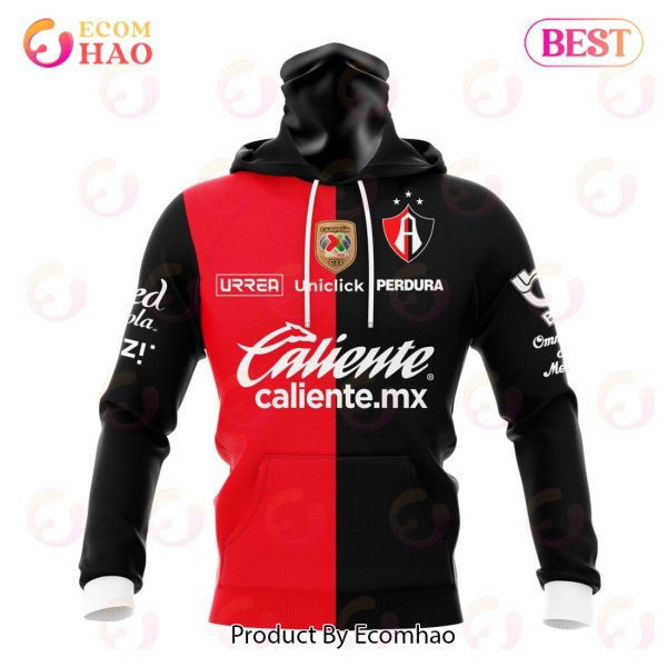 LIGA MX Atlas F.C Home Kits 2022 2023 3D Hoodie