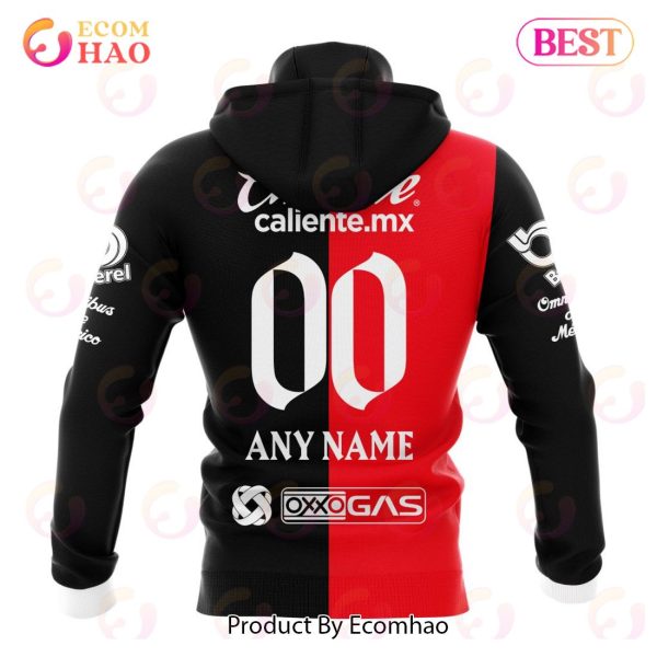 LIGA MX Atlas F.C Home Kits 2022 2023 3D Hoodie