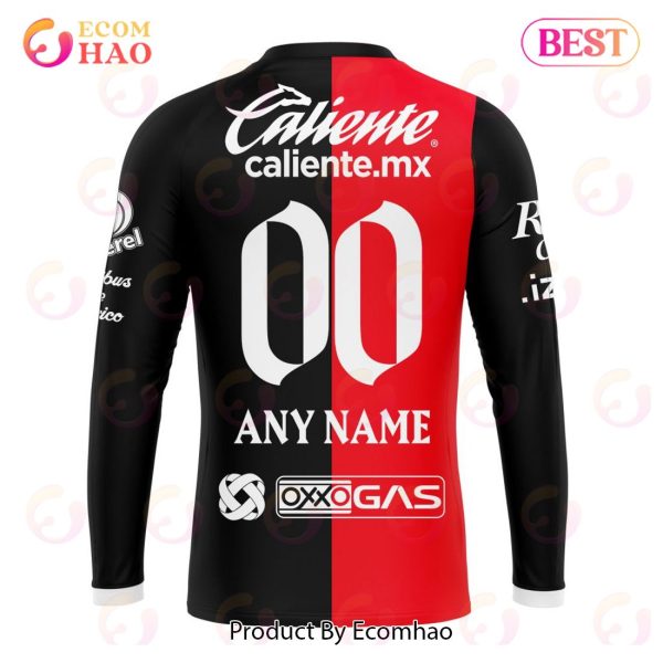 LIGA MX Atlas F.C Home Kits 2022 2023 3D Hoodie