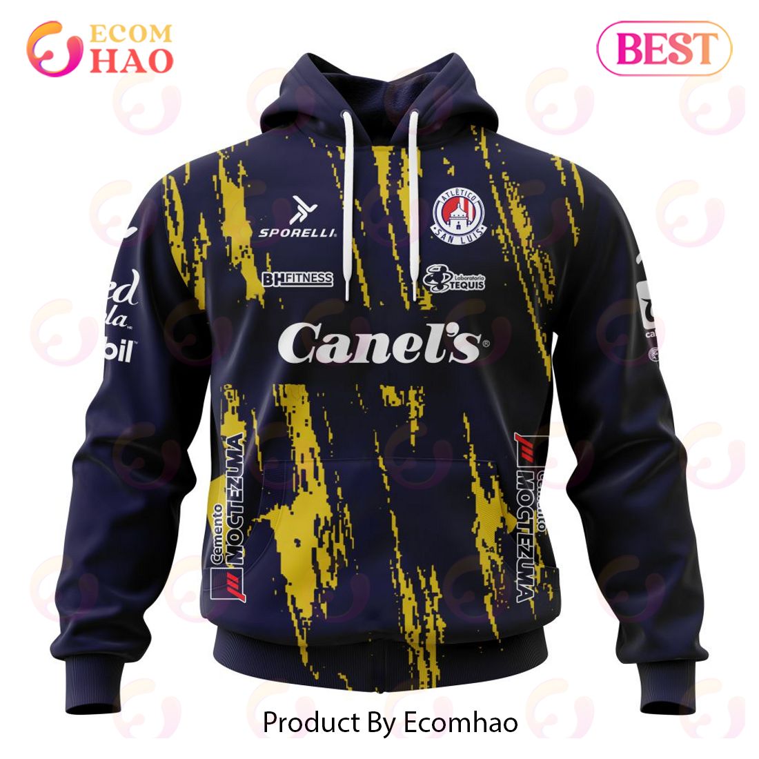 LIGA MX Atletico San Luis Away Kits 2022 2023 3D Hoodie