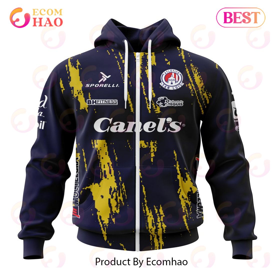 LIGA MX Atletico San Luis Away Kits 2022 2023 3D Hoodie