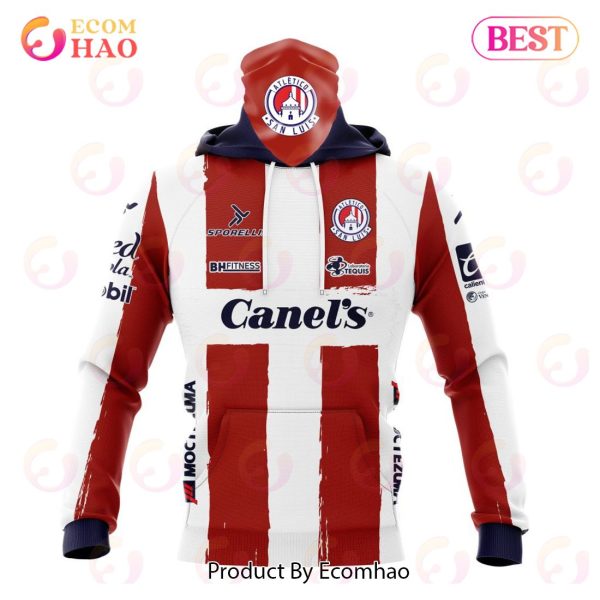 LIGA MX Atletico San Luis Home Kits 2022 2023 3D Hoodie