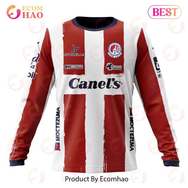 LIGA MX Atletico San Luis Home Kits 2022 2023 3D Hoodie