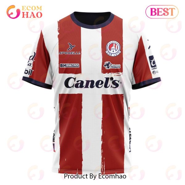 LIGA MX Atletico San Luis Home Kits 2022 2023 3D Hoodie