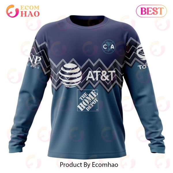 LIGA MX Club America Blue Concept Kits 2022 2023 3D Hoodie
