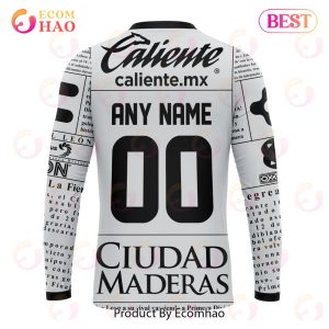 Personalized LIGA MX FC Juarez 2023 - 2024 Home Kits Sweater Hoodie 3D -  Beetrendstore Store