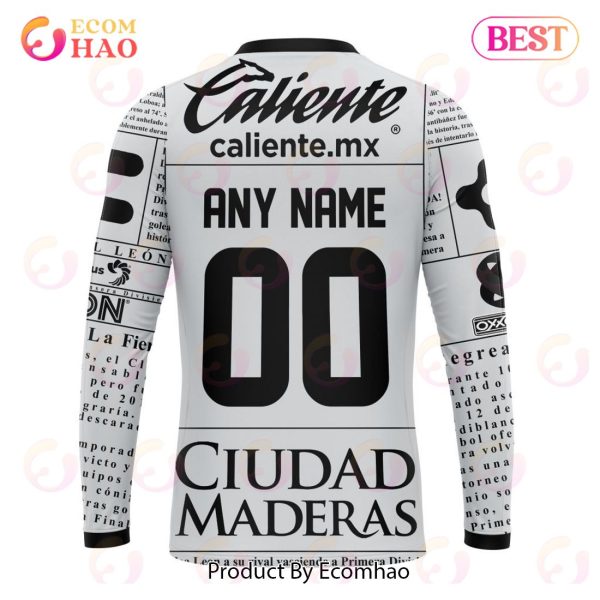 LIGA MX Club Leon Away Kits 2022 2023 3D Hoodie