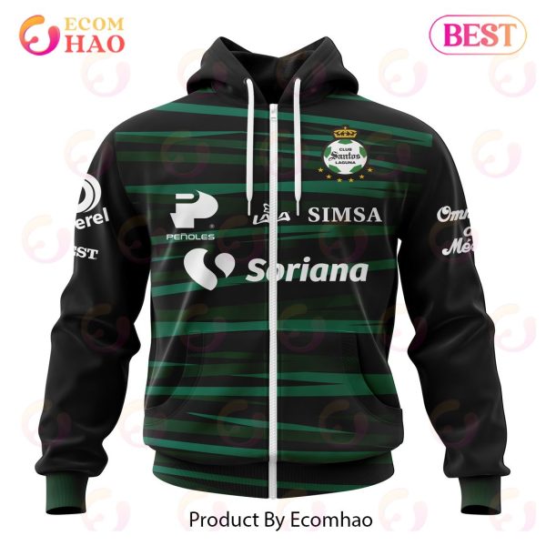LIGA MX Club Santos Laguna Away Kits 2022 2023 3D Hoodie