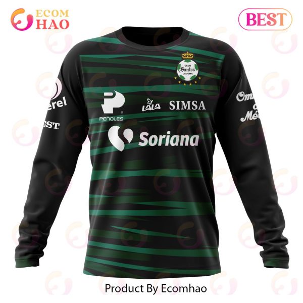 LIGA MX Club Santos Laguna Away Kits 2022 2023 3D Hoodie