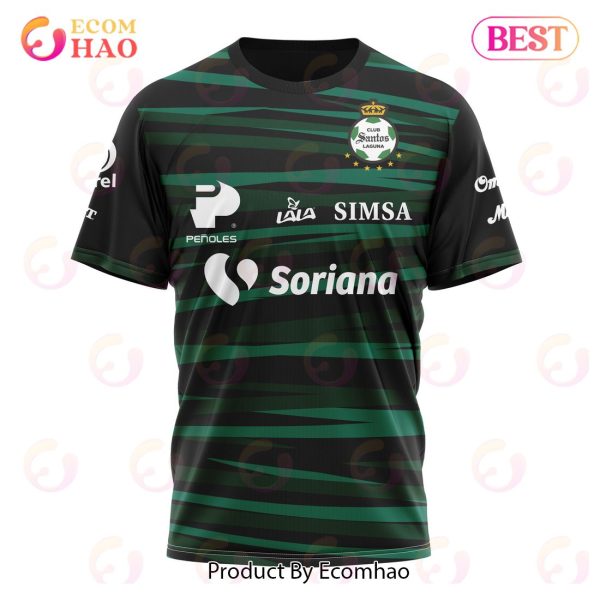 LIGA MX Club Santos Laguna Away Kits 2022 2023 3D Hoodie